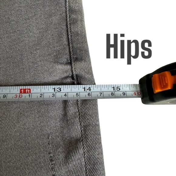 NWT Zara Gray High Rise Skinny Ankle distressed denim Jeans Womens 4 - Picture 9 of 11